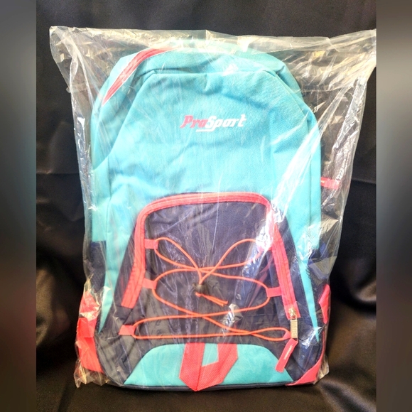ProSport Blue and Pink Backpack - Picture 1 of 6